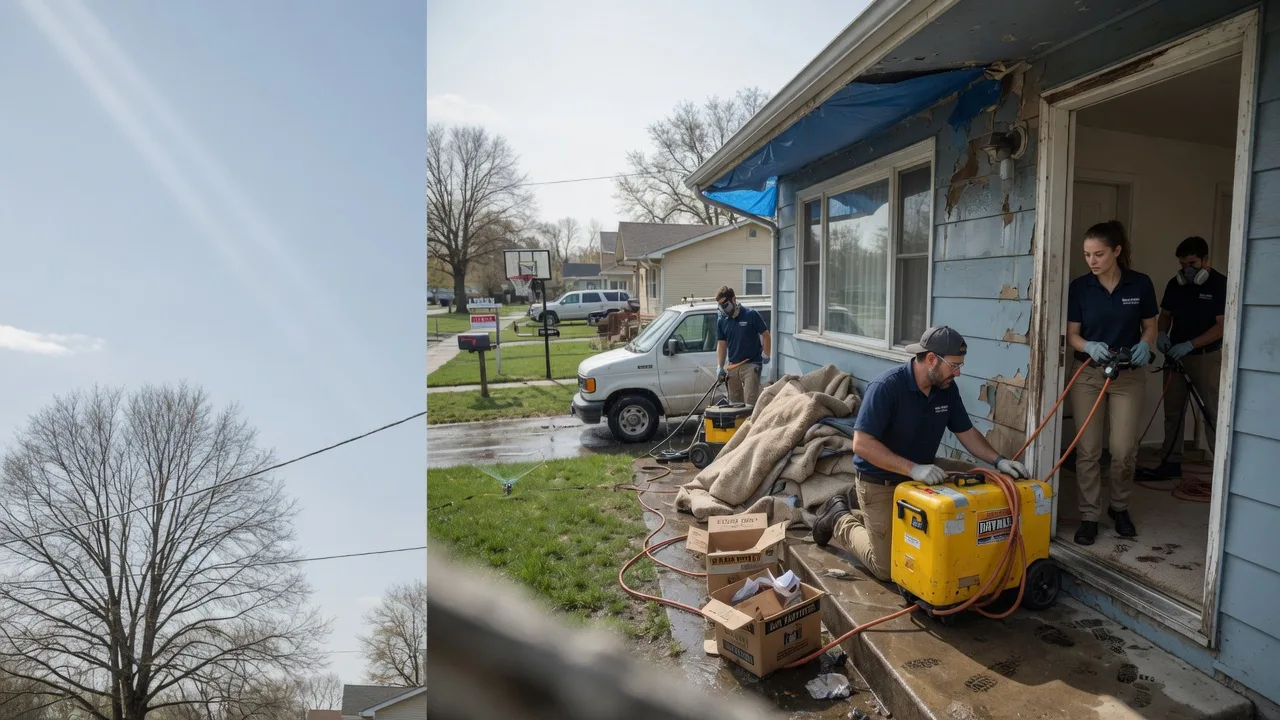 Basement Flood Cleanup in Jerico Springs, MO near me